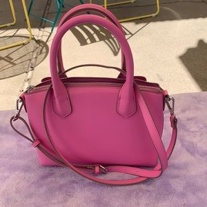 A New Day Small Pink Satchel Handbag with Strap